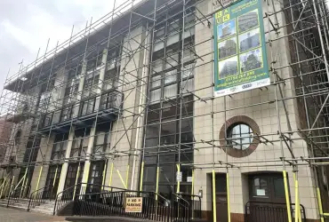 Roof Scaffolding At The Nottingham Albert Hall: A Look Back