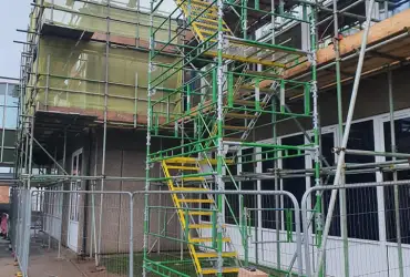 Scaffolding For A School In Sutton Ashfield: A Look Back